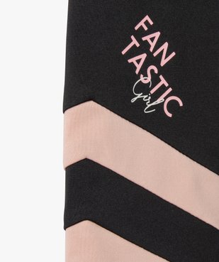 Leggings fille pour le sport avec ceinture élastiquée vue2 - GEMO (ENFANT) - GEMO