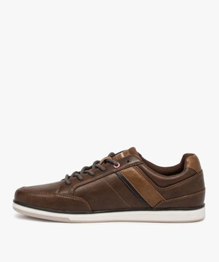Tennis homme de ville aspect grainé - Redskins vue3 - REDSKINS - GEMO