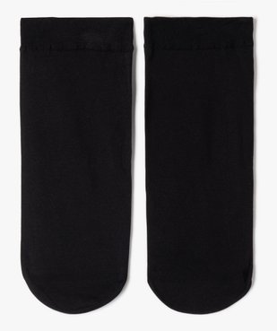Socquettes opaques veloutées femme (lot de 2 vue1 - GEMO(HOMWR FEM) - GEMO