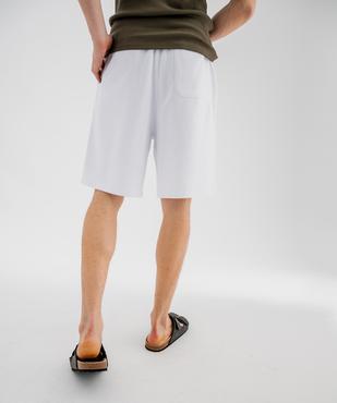 Bermuda en maille French Terry avec taille ajustable homme vue3 - GEMO 4G HOMME - GEMO