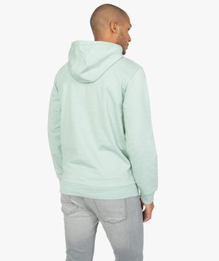 Sweat homme à capuche en molleton vue3 - GEMO (HOMME) - GEMO