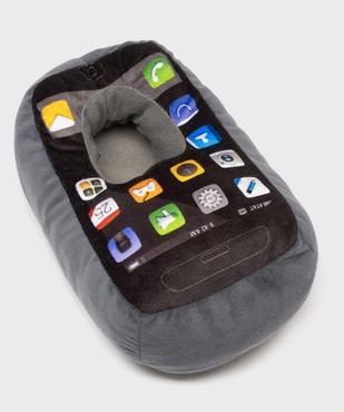 Chaussons fantaisie en volume motif smartphone homme vue1 - GEMO(HOMWR HOM) - GEMO