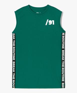 Débardeur en maille légère garçon vue1 - GEMO (JUNIOR) - GEMO