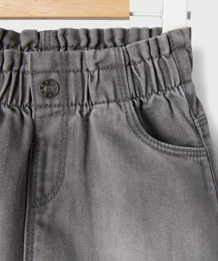 Jupe courte en jean bébé fille vue2 - GEMO(BEBE DEBT) - GEMO