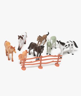 Figurines chevaux (lot de 12) Kim Play vue2 - KIM PLAY - GEMO