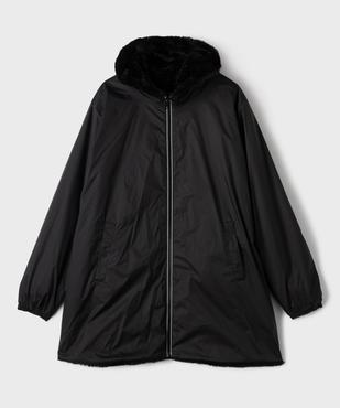 Parka fourrée à capuche réversible fille vue3 - GEMO (JUNIOR) - GEMO