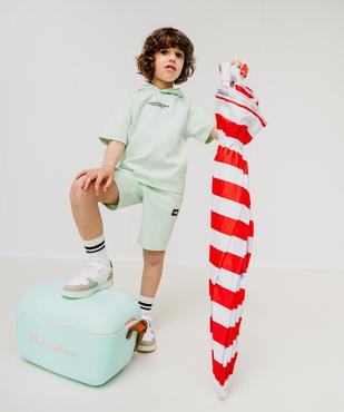 Sweat à capuche à manches courtes garçon vue6 - GEMO (ENFANT) - GEMO