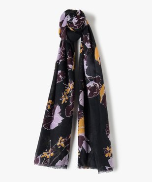 Foulard femme grandes dimensions à motif fleuri vue1 - Nikesneakers (ACCESS) - Nikesneakers