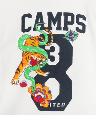 Tee-shirt manches courtes avec motif XXL fille - Camps United vue2 - CAMPS GEMO FOR GOOD - GEMO