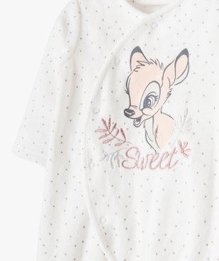 Pyjama bébé à pois imprimé Bambi - Disney vue2 - DISNEY DTR - GEMO