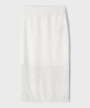 Jupe longue en dentelle fille vue4 - GEMO (JUNIOR) - GEMO