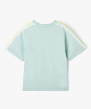 Tee-shirt garçon à bandes graphiques vue4 - GEMO (ENFANT) - GEMO