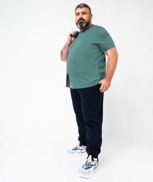 Pantalon de jogging molletonné homme vue6 - GEMO 4G HOMME - GEMO