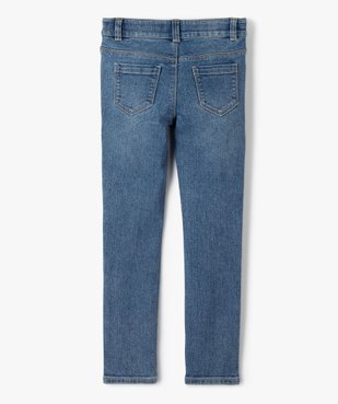 Jean coupe Regular coloris délavé fille vue4 - GEMO 4G FILLE - GEMO
