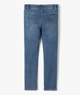 Jean coupe Regular coloris délavé fille vue4 - GEMO 4G FILLE - GEMO