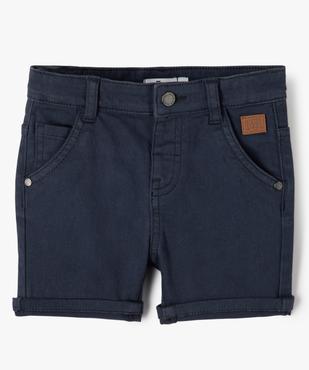 Short bébé garçon en toile de coton vue1 - GEMO(BEBE DEBT) - GEMO