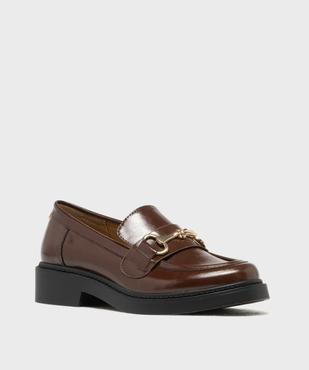 Mocassins vernis à épaisse semelle femme - LuluCastagnette vue2 - LULUCASTAGNETTE - GEMO