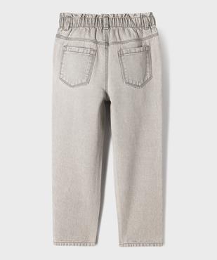 Jean Slouchy avec taille ajustable fille vue4 - GEMO (ENFANT) - GEMO