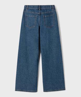 Jean Loose avec taille ajustable fille vue3 - GEMO 4G FILLE - GEMO