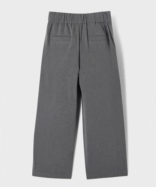 Pantalon large à pinces fille vue4 - GEMO (ENFANT) - GEMO
