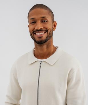 Blouson col chemise zippé homme vue2 - GEMO (HOMME) - GEMO
