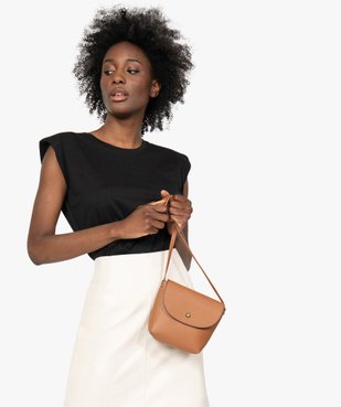 Sac besace femme petit format design minimaliste vue1 - GEMO (ACCESS) - GEMO