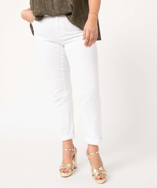 Jean femme grande taille coupe regular délavé vue2 - GEMO 4G GT - GEMO