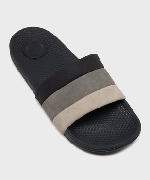 Mules de piscine à large bride matelassée homme - Isotoner vue5 - ISOTONER - GEMO