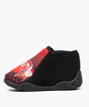 Chaussons bébé garçon semi-montants à scratch Flash McQueen vue3 - CARS - GEMO