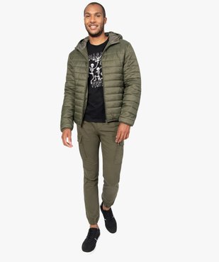 Tee-shirt homme à manches courtes et motif squelettes vue5 - GEMO (HOMME) - GEMO