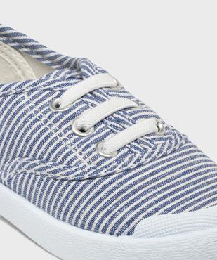 Tennis en toile à lacets élastiques garçon - 5 Miles vue6 - 5 MILES GEMO FOR GOOD - GEMO