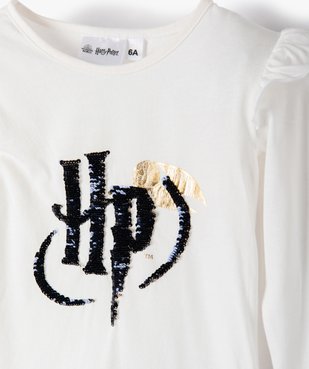 Tee-shirt fille avec motif en sequins – Harry Potter vue2 - HARRY POTTER - GEMO