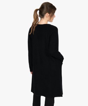 Gilet femme longueur genou à porter ouvert vue3 - GEMO(FEMME PAP) - GEMO
