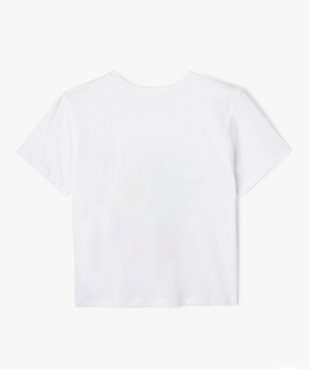 Tee-shirt fille à motifs « Sunset » coupe ample vue3 - GEMO (JUNIOR) - GEMO