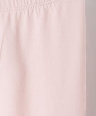 Legging long uni en coton stretch fille vue2 - GEMO (ENFANT) - GEMO