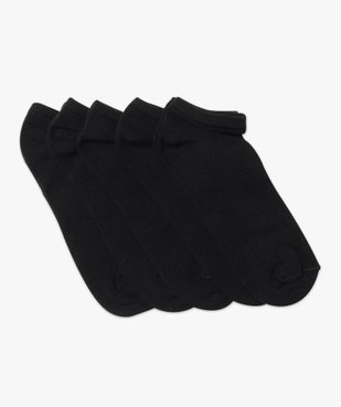 Chaussettes femme ultra courtes unies (lot de 5) vue1 - GEMO(HOMWR FEM) - GEMO
