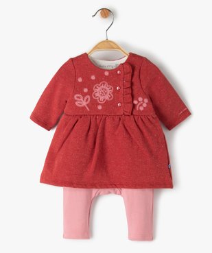 Combinaison bébé fille effet 2-en-1 - Sucre d'Orge vue1 - SUCRE D'ORGE - GEMO