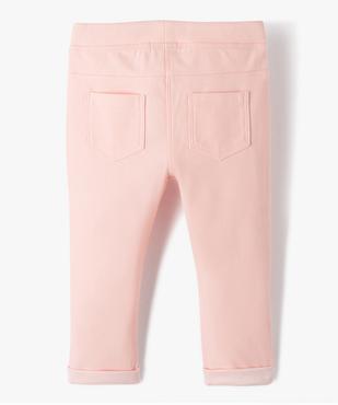 Jegging à taille réglable bébé fille vue3 - GEMO(BB COUCHE) - GEMO