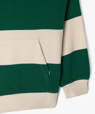 Sweat à capuche douillet imprimé garçon vue3 - GEMO (ENFANT) - GEMO