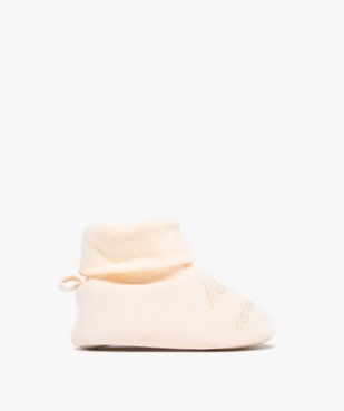 Chaussons de naissance boots moelleux bébé vue1 - LITTLE LOVE GEMO FOR GOOD - GEMO