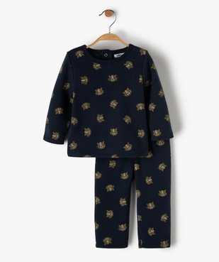 Pyjama bébé garçon 2 pièces imprimé lionceaux vue1 - GEMO(BB COUCHE) - GEMO