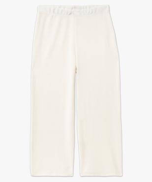 Pantalon large en maille souple avec taille élastiquée femme vue4 - GEMO (G TAILLE) - GEMO