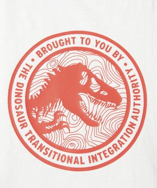 Tee-shirt garçon à motif dinosaure en relief vue3 - NBCUNIVERSAL - GEMO