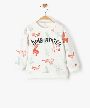 Sweat bébé garçon avec motif vue1 - GEMO(BEBE DEBT) - GEMO