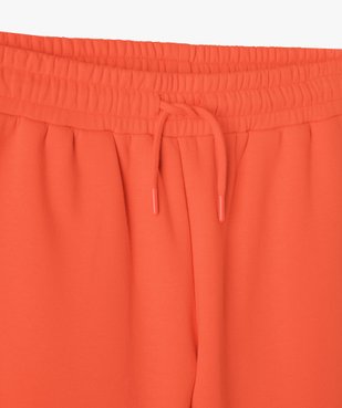 Pantalon de jogging fille avec intérieur molletonné vue2 - GEMO (JUNIOR) - GEMO