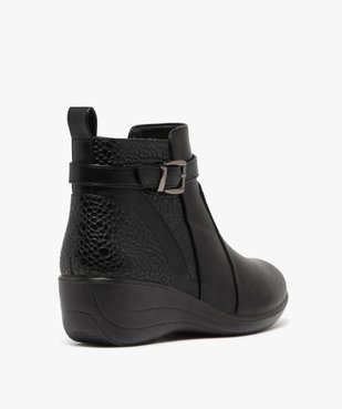 Boots confort avec talon compensé femme vue4 - G'FLEX - GEMO