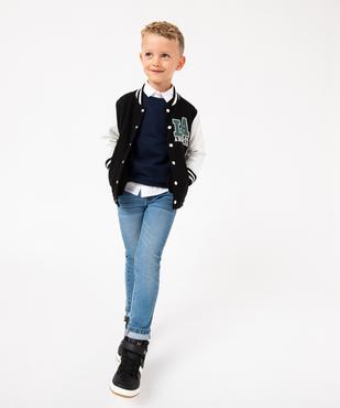 Chemise unie à manches longues garçon vue5 - GEMO 4G GARCON - GEMO