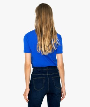 Tee-shirt femme à manches coutes - Adidas vue3 - ADIDAS - GEMO