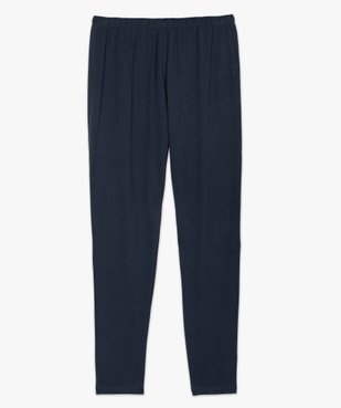 Pantacourt femme grande taille en maille unie et taille élastiquée vue4 - GEMO (G TAILLE) - GEMO