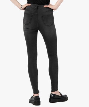 Jean femme coupe skinny taille haute vue3 - GEMO 4G FEMME - GEMO
